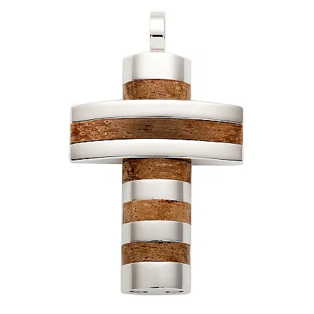 TRIBUTE, Ανδρικός Σταυρός, Μενταγιόν από ανοξ.ατσάλι