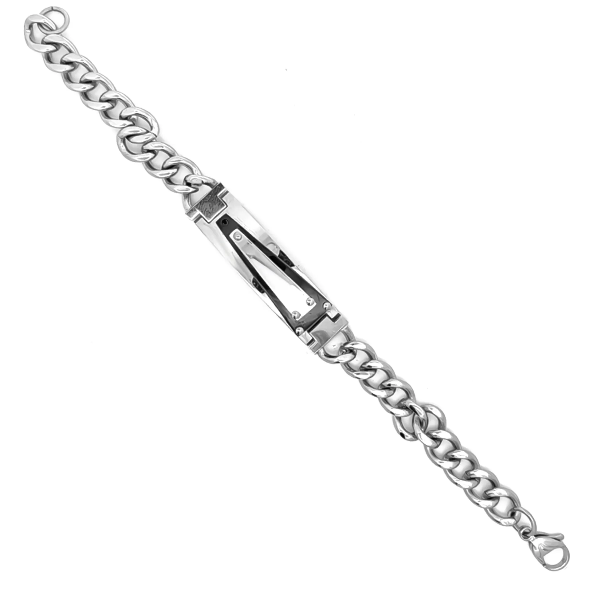 Aνδρικό βραχιόλι από ανοξείδωτο ατσάλι, ταυτότητα, 20 εκατοστά,TRIBUTE, 0230347601