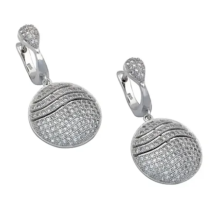 silverline, Ασημένια Γυναικεία Σκουλαρίκια