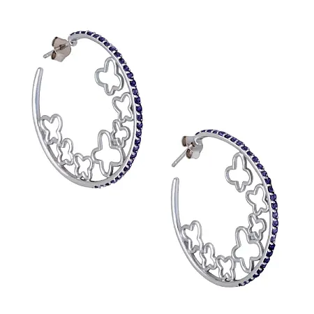 silverline, Ασημένια Γυναικεία Σκουλαρίκια