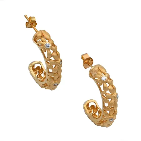 silverline, Ασημένια Γυναικεία Σκουλαρίκια