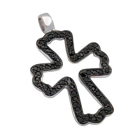 silverline, Ασημένιο Γυναικείο Μενταγιόν Σταυρός