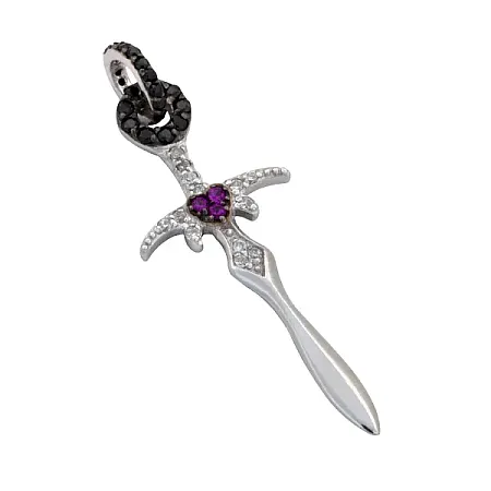 silverline, Ασημένιο Γυναικείο Μενταγιόν Σταυρός