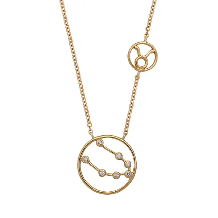 silverline, Ασημένιο Γυναικείο Κολιέ - Ταύρος