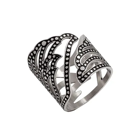 silverline, Γυναικείο Δαχτυλίδι από Ανοξείδωτο Ατσάλι & τυρκουάζ