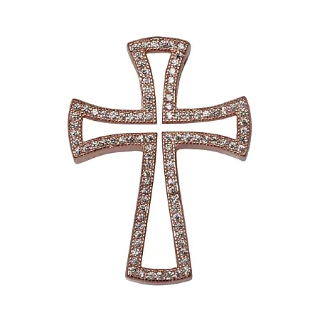 silverline, Ασημένιο Γυναικείο Μενταγιόν Σταυρός