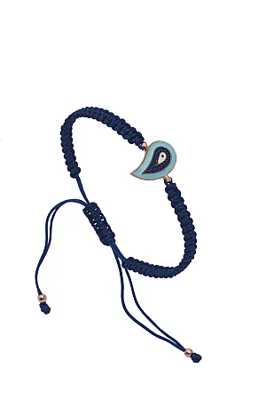 silverline, Ασημένιο Γυναικείο Βραχιόλι με μάτι βασκανίας