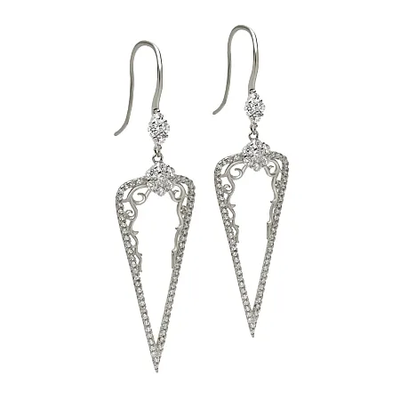 silverline, Ασημένια Γυναικεία Σκουλαρίκια