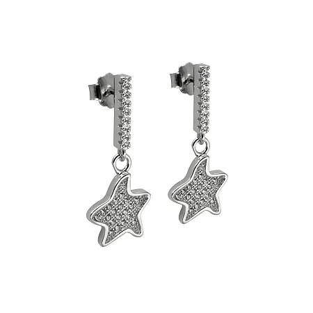 silverline, Ασημένια Γυναικεία Σκουλαρίκια