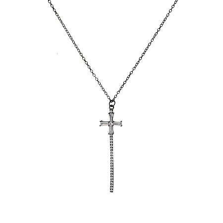 silverline, Ασημένιο Γυναικείο Κολιέ με σταυρό