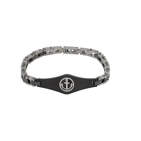 TRIBUTE, Ανδρικό Βραχιόλι Από ανοξείδωτο ατσάλι
