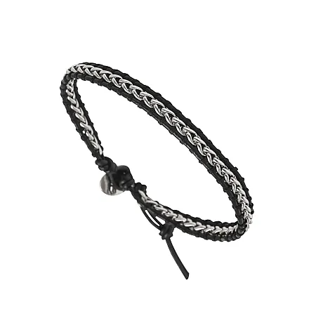 TRIBUTE, Ανδρικό Βραχιόλι Από ανοξείδωτο ατσάλι