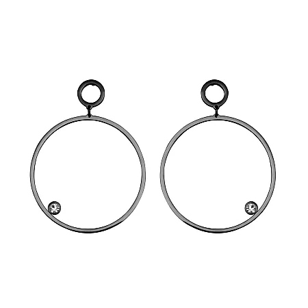 silverline, γυναικεία σκουλαρίκια από ανοξείδωτο ατσάλι