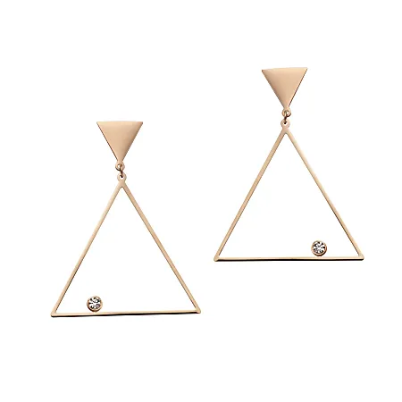 silverline, γυναικεία σκουλαρίκια από ανοξείδωτο ατσάλι