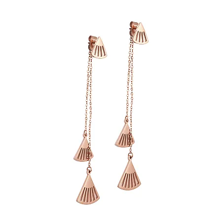 Γυναικεία σκουλαρίκια από ανοξείδωτο ατσάλι,silverline,