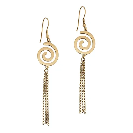 silverline, γυναικεία σκουλαρίκια από ανοξείδωτο ατσάλι