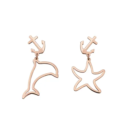 silverline, γυναικεία σκουλαρίκια από ανοξείδωτο ατσάλι