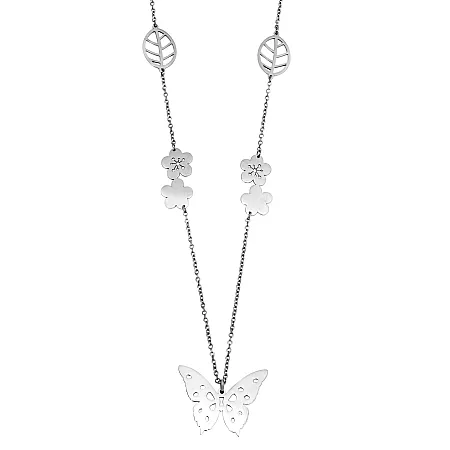 silverline, γυναικείο κολιέ από ανοξείδωτο ατσάλι