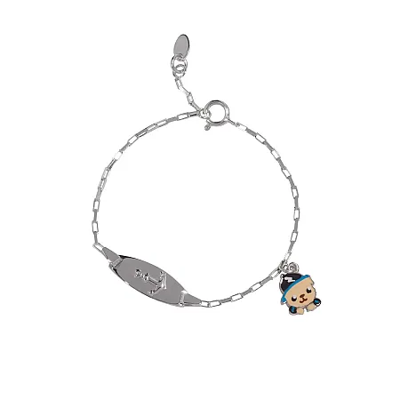 Ασημένιο βραχιόλι woofie