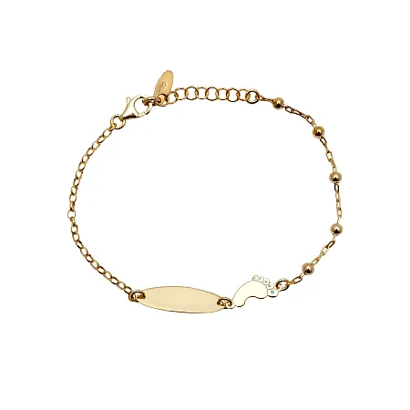 Ασημένιο ,παιδικό ,βραχιόλι ,ταυτότητα, woofie, με λευκό επιπλατίνωμα ή κίτρινο χρύσωμα, με γαλάζια πατούσα από σμάλτο για αγοράκι ή ροζ για κοριτσάκι-0230419302