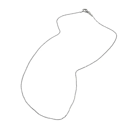 TRIBUTE, 925, ασημένια, καδένα, unisex, 45cm, διαμανταρισμένη, "ΜΠΙΛΙΑ", 1mm με άσπρο, επιπλατίνωμα, χωρίς, νικέλιο,