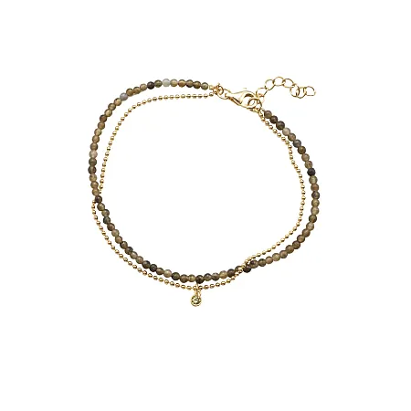 silverline, ασημένιο, γυναικείο, βραχιόλι με λαμπραντορίτη, ζιρκόν, κίτρινο, επιχρύσωμα,