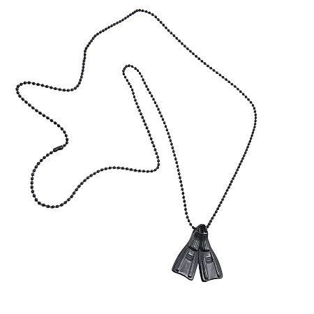 Κολιέ με βατραχοπέδιλα, unisex, 80εκατοστών, από ανοξείδωτο ατσάλι, TRIBUTE