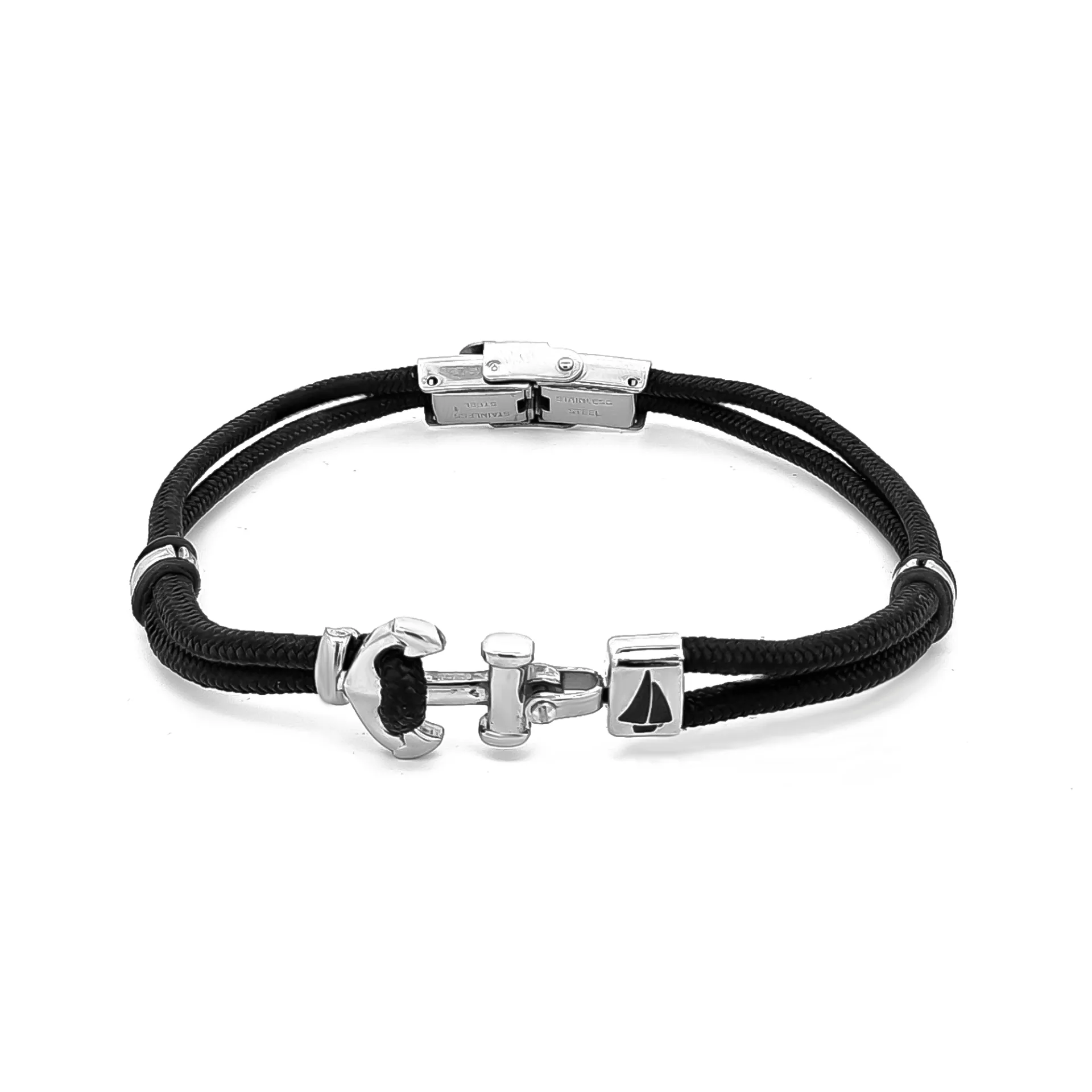 Ανδρικό βραχιόλι με άγκυρα από ανοξείδωτο ατσάλι  22 εκατοστά, TRIBUTE, 0230426401